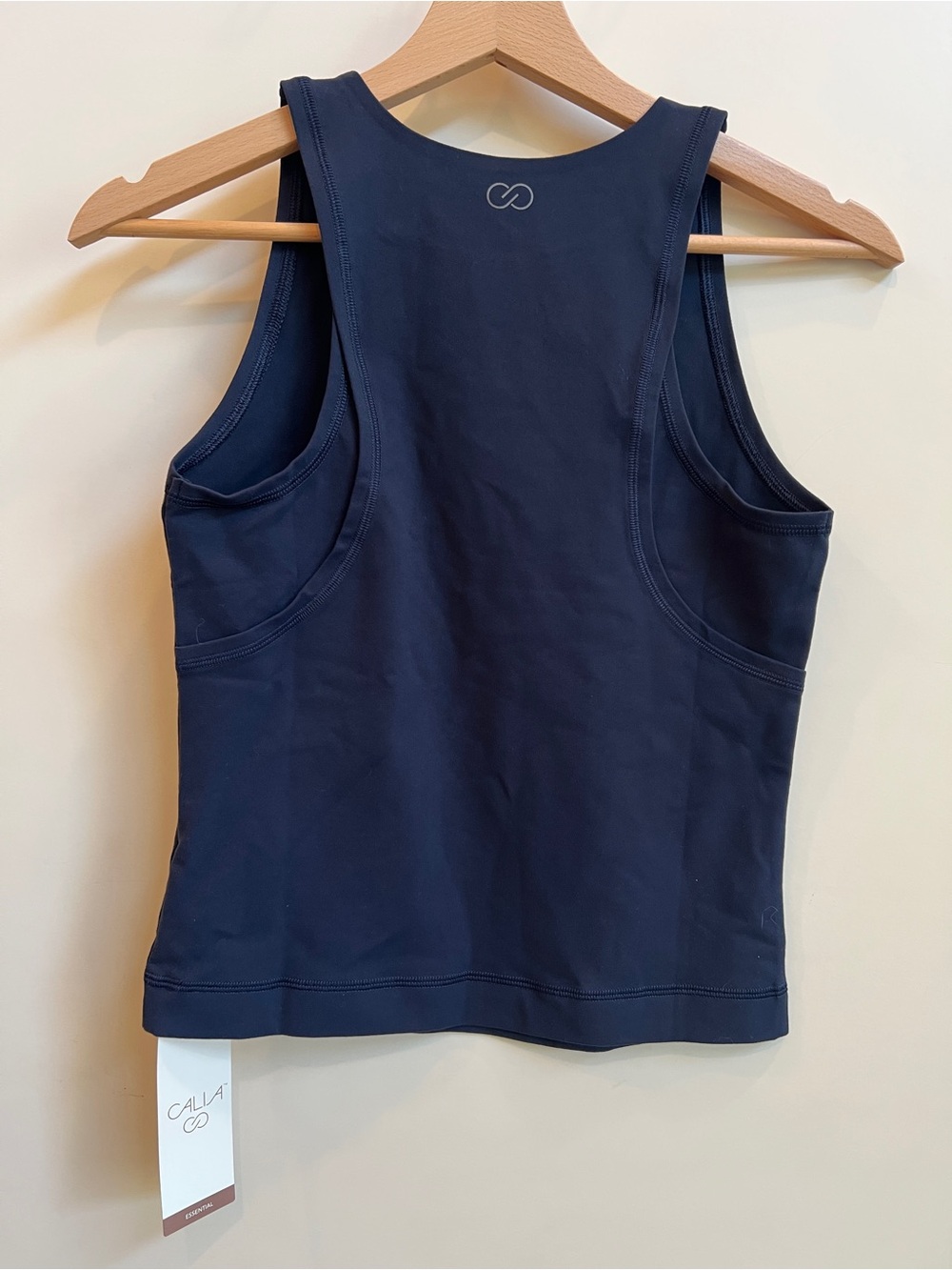 Navy Sleeveless Tank Top - Picture 2 of 5